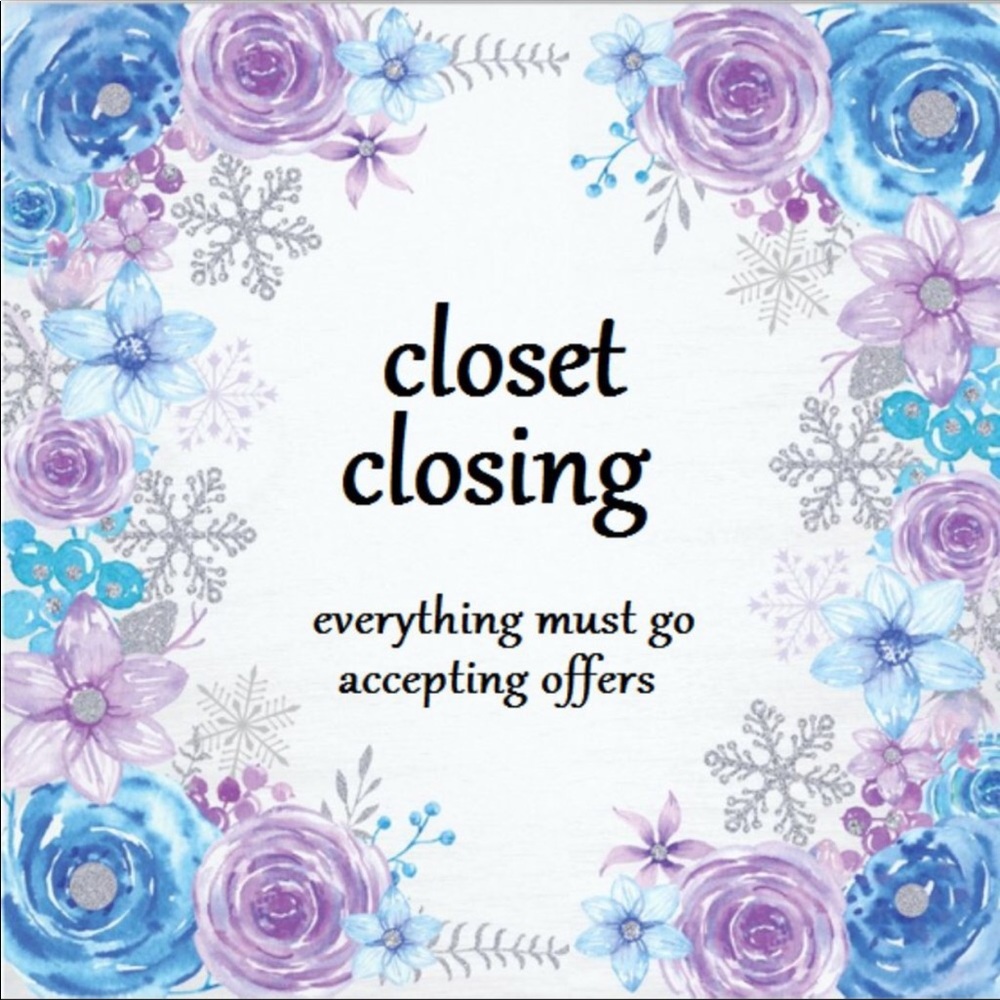 ‼️ CLOSET CLOSEOUT SALE ‼️